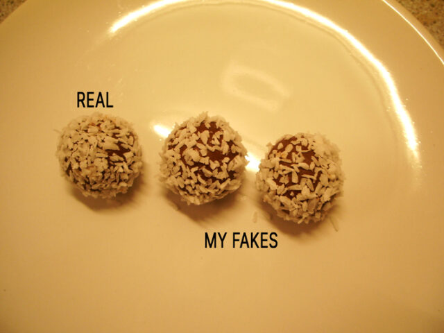 Real vs fake chocolates Real vs fake chocolates