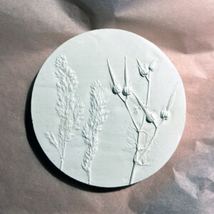 Plaster relief cast