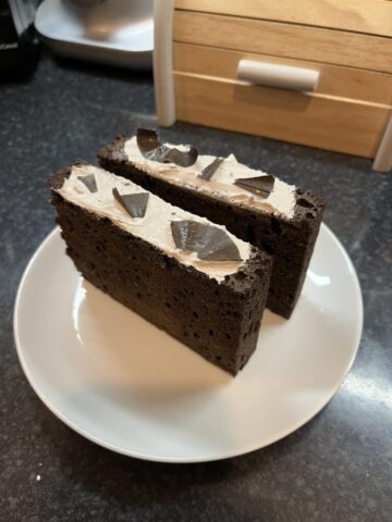 Fake loaf cake slices, commissioned for a stage prop Prop loaf cake slices